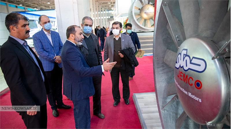 بازدید مدیرعامل سازمان از غرفه جمکو در نمایشگاه تخصصی تونل و مترو ایران